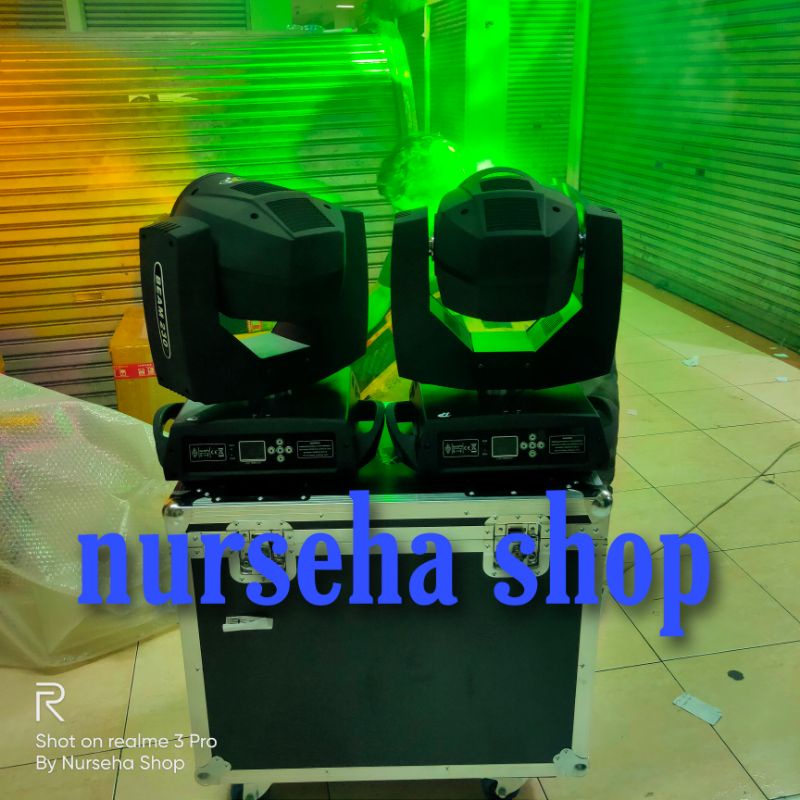 Moving Head lampu Beam 230 Watt original free hardcase