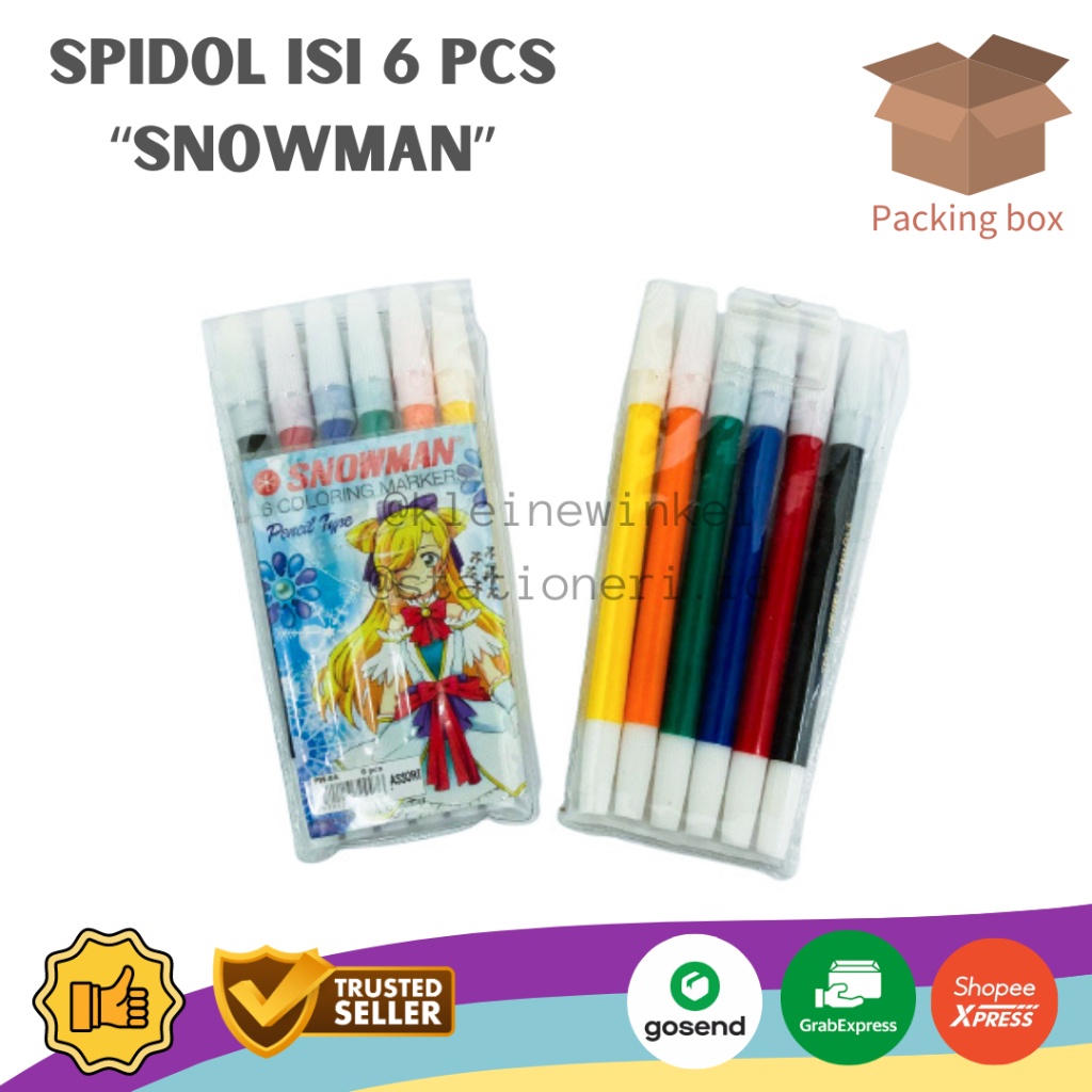 

Spidol SNOWMAN isi 6 pcs