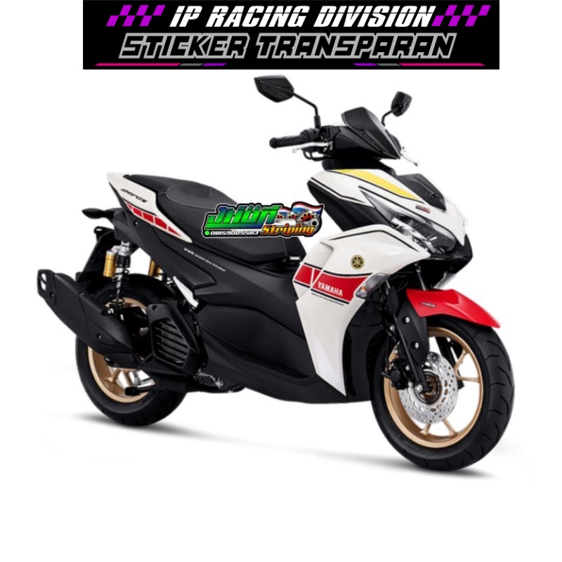 STRIPING STICKER ALL NEW AEROX CONNECTED VVA NVX 155 LIVERY SPEEDBLOCK TRANSPARAN