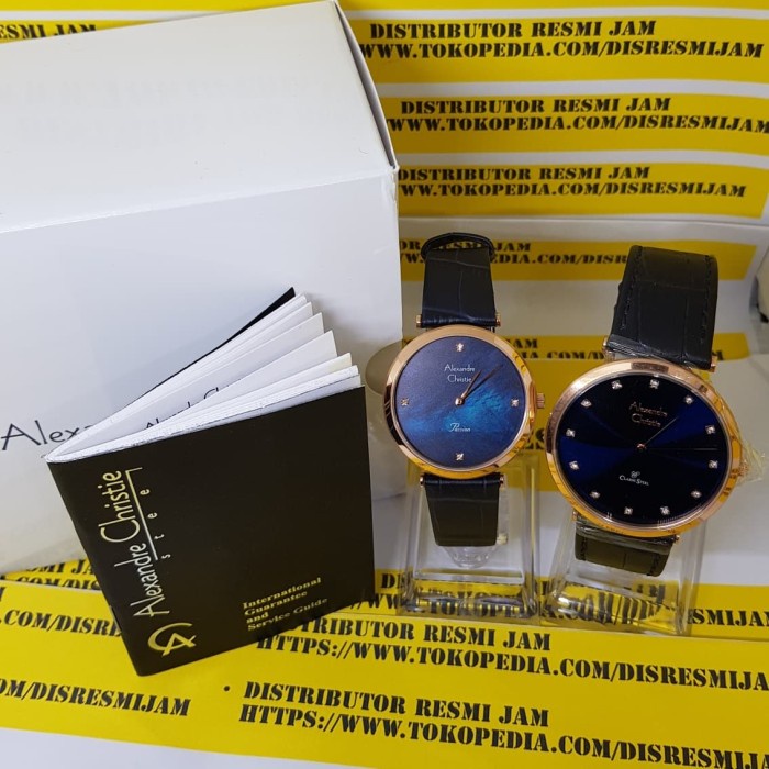 ALEXANDRE CHRISTIE COUPLE 8540MH 8577LH AC 8577 8577LH BLACK ROSEGOLD