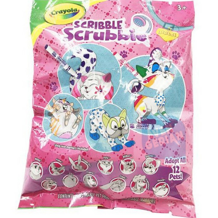 

ORDER-KIRIM Crayola Scribble Scrubbie Pets Mystery Bag - Original TERLARISSS !!!