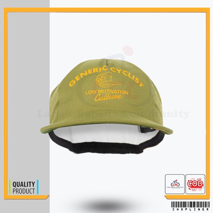 Topi Sepeda Cap MCC Generic Cycling Green Cycling Cap Sepeda Roadike