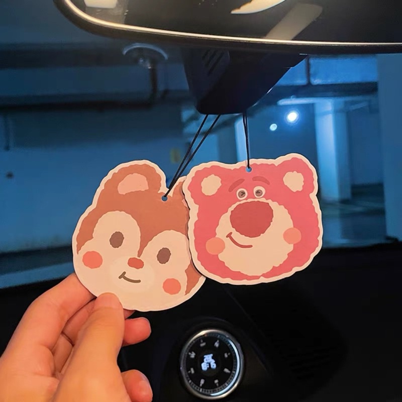 Pengharum Mobil Gantung Kertas Parfum Pewangi KARAKTER LUCU dov