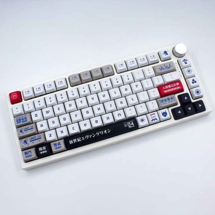 KEYCAPS PBT EVANGELION 04 XDA PROFILE SUBLIM MECHANICAL KEYBOARD
