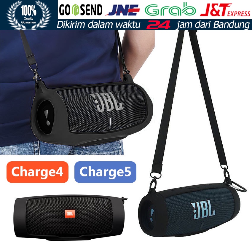 Casing Silikon Pelindung Untuk Stereo Bluetooth JBL Charge4/5 | Silicone Case Protective Cover Anti-