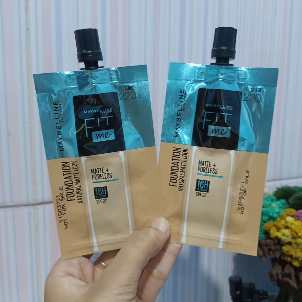 SAMPLE MAYBELLINE LOREAL FOUNDATION ESSENCE SACHET SHADE 220 ML