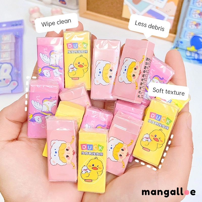 

Penghapus kartun lucu kantor siswa tanpa tanda menggambar lembut -MGG