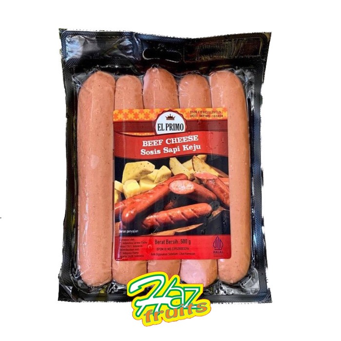 

El Primo Beef Cheese Sausage | Sosis Sapi Keju 500g