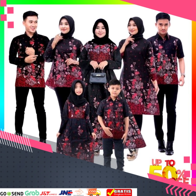 TREND BATIK MASA KINI DESAIN BARU HARGA MURAH /[PROMO MINGGU INI] SETELAN KELUARGA TERLENGKAP baju b