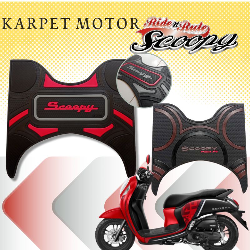 KARPET MOTOR  SCOOPY 2013 sd 2023 | Karpet Scoopy | Karpet Motor