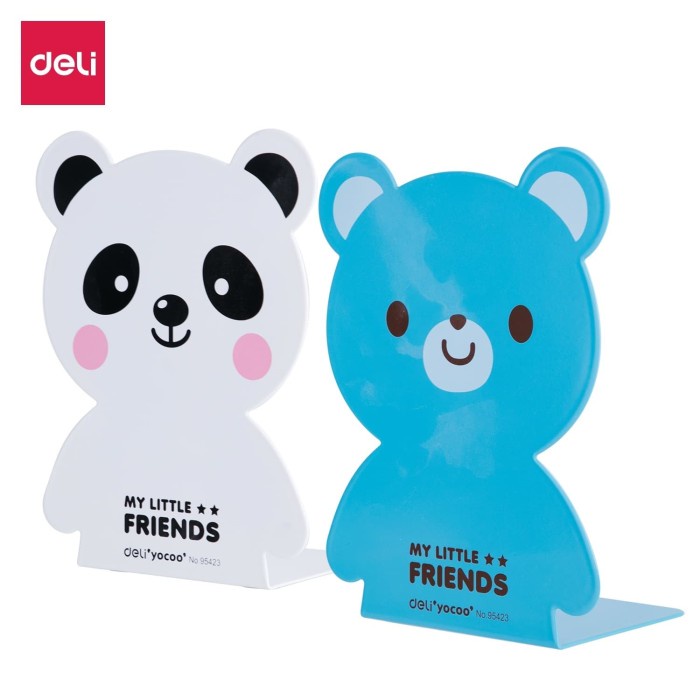 

Deli Penahan Buku / Book End - 2pcs/set 190mm 95423 - PANDA PUTIH