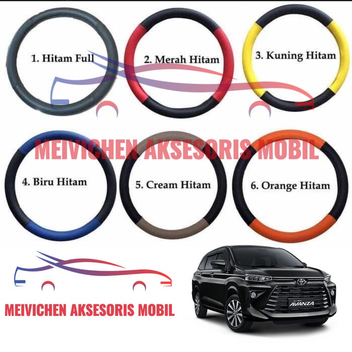Sarung Stir Mobil - Cover Steer - Setir Mobil ALL NEW AVANZA 2021 2022 Aksesoris mobil