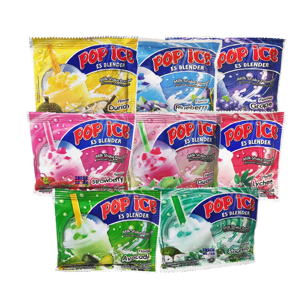 

POP Ice Blender RENCENG - Netto 10 Bks x 25 gr