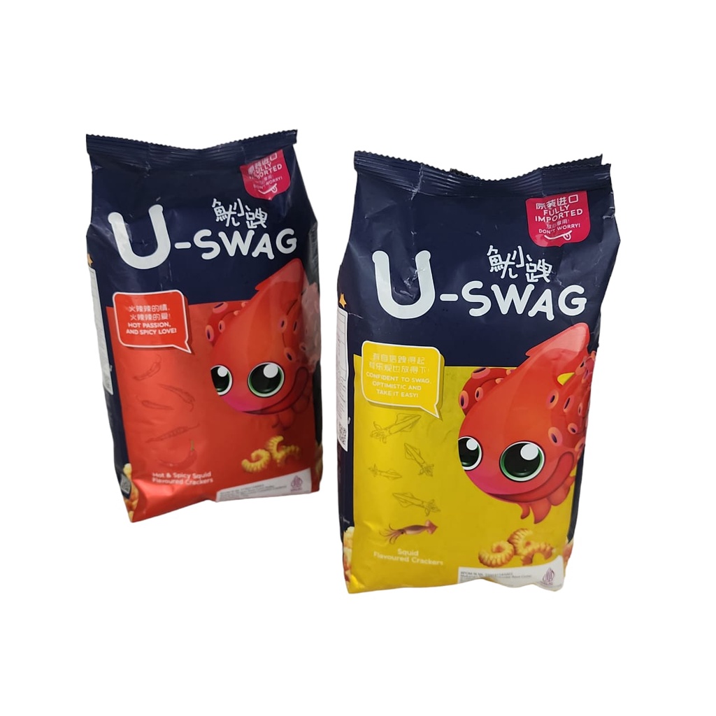 U-swag Cuttlefish Crackers Snack-120gr