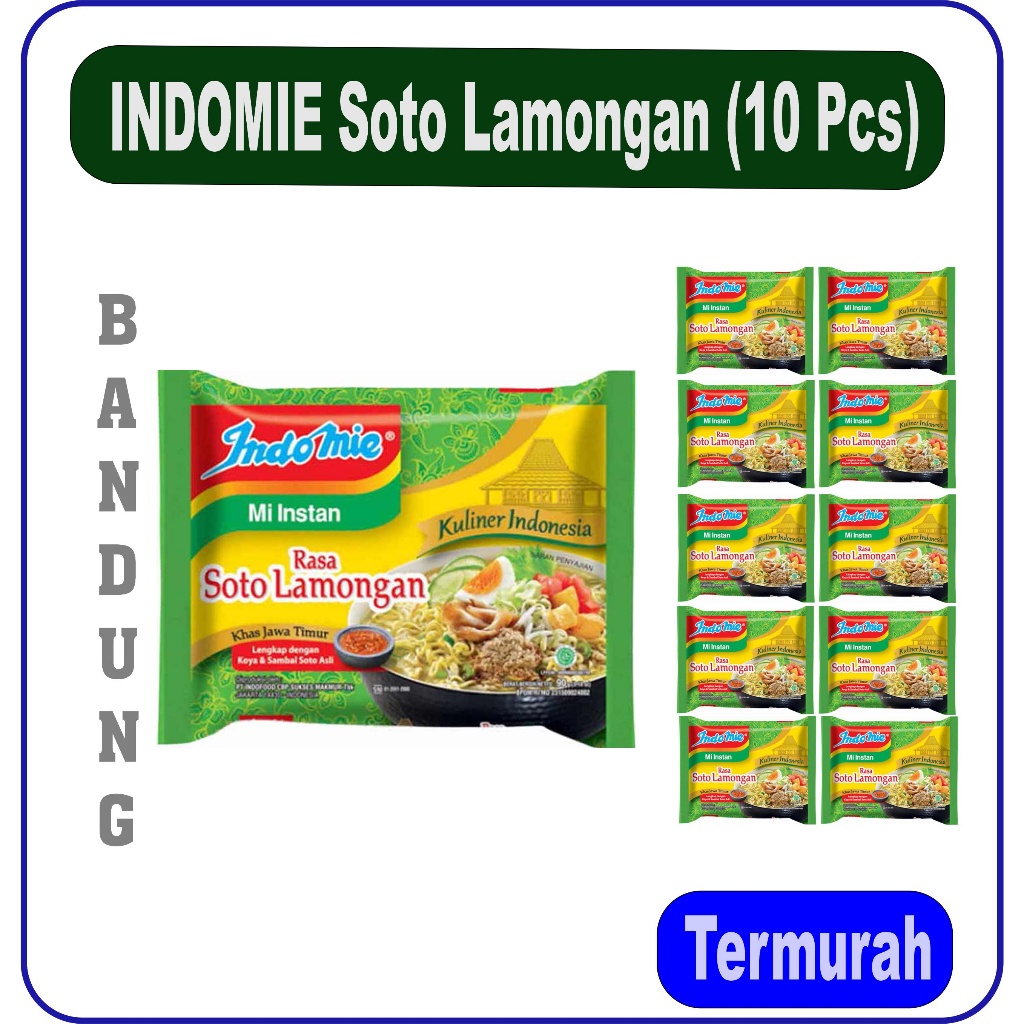 

INDOMIE Soto Lamongan (10 Pcs)
