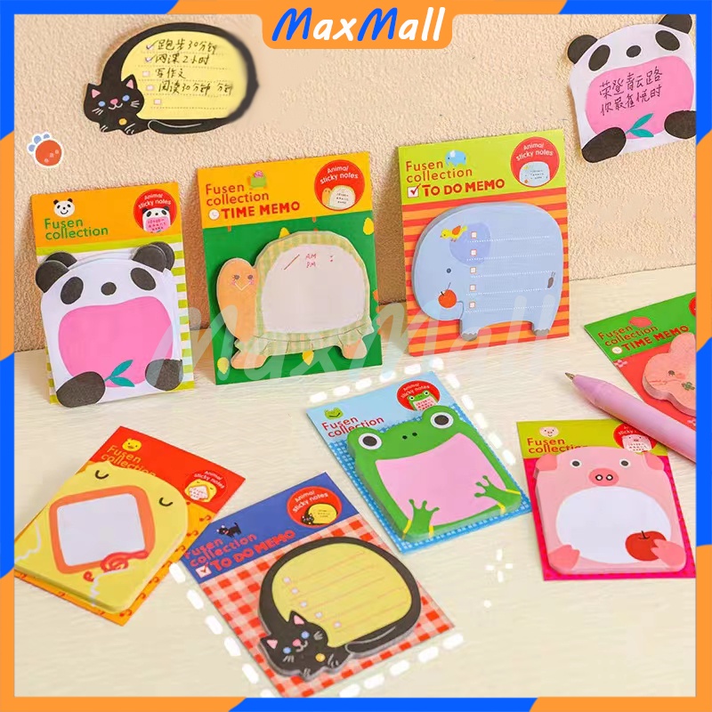 

Memo Motif Binatang Sticky Notes Memo Karakter Animal Mini Book Karakter Binatang Lucu Sticky Notes Motif Hewan