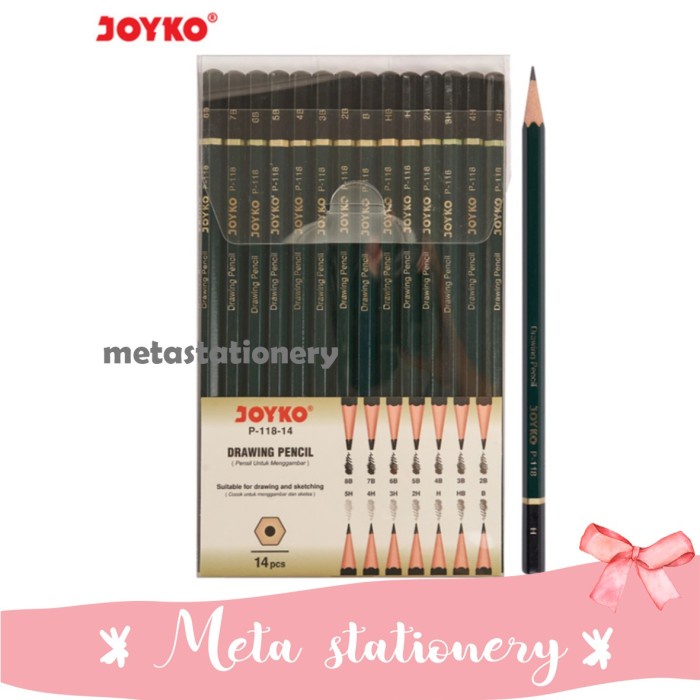 

Drawing Pencil / Pensil Menggambar Joyko P-118-14 1 Set