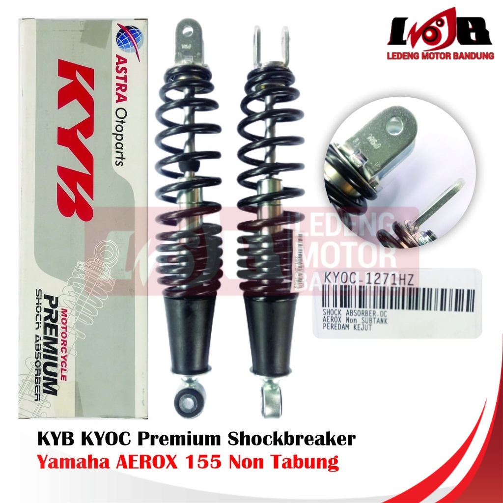 KYB Premium Shockbreaker Non Tabung  Aerox 155 KYOC 1271HZ Sepasang