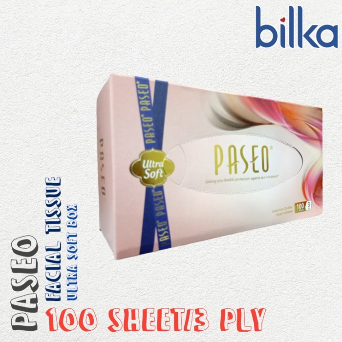 PASEO Ultra Soft Box 100 Sheet/3 Ply