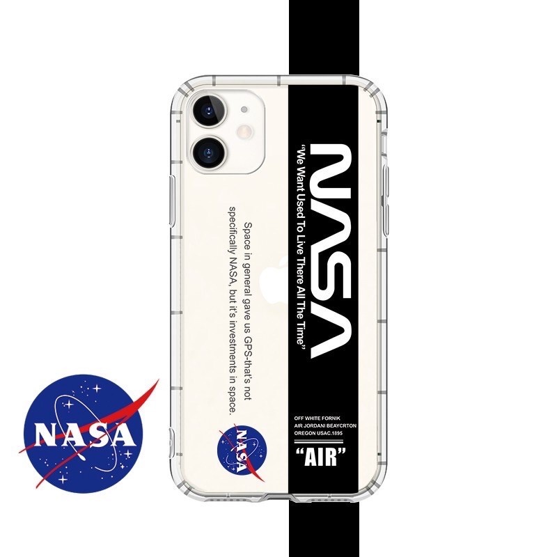 [Stipe Nasa] Soft Case Tpu Motif NASA Astronot Untuk Iphone 14Pro Max 12 13pro Max XS Max XR 8 7 Plu