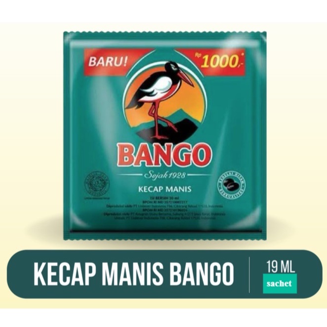 

BANGO Kecap manis Bango Sachet 19 ml ORIGINAL