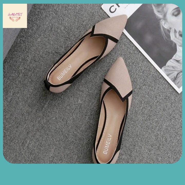 Shoes Terbaru / Flatshoes Wanita  Sepatu Cewek Spatu Flat Shoes Pansus Permpuan