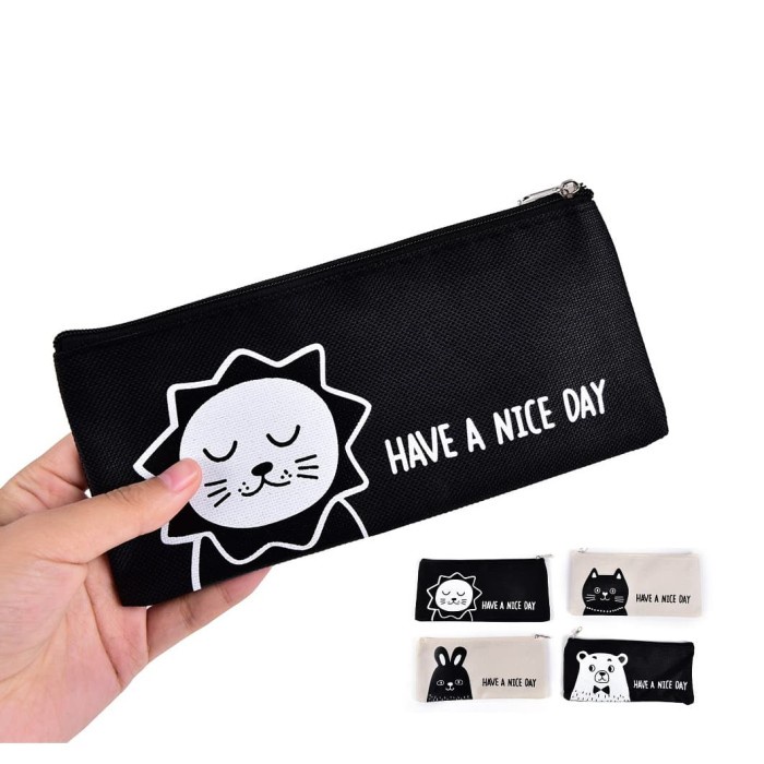 

Tempat Pensil Have A Nice Day - Tempat Kosmetik Dengan Desain Kata Kata Motivasi