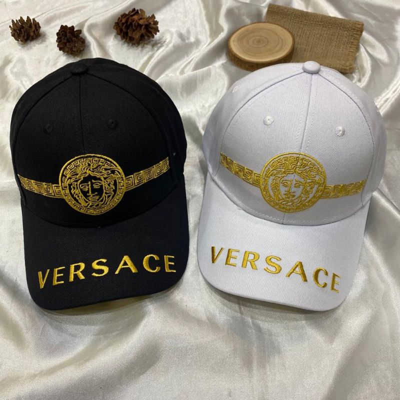 Topi Versace baseball caps import, topi pria versace