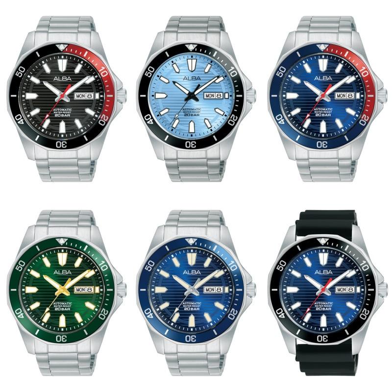 Jam Tangan ALBA ORIGINAL AUTOMATIC PRIA DIVER AL4449 AL4453 AL4455 AL4457 AL4459 AL4465 Watches