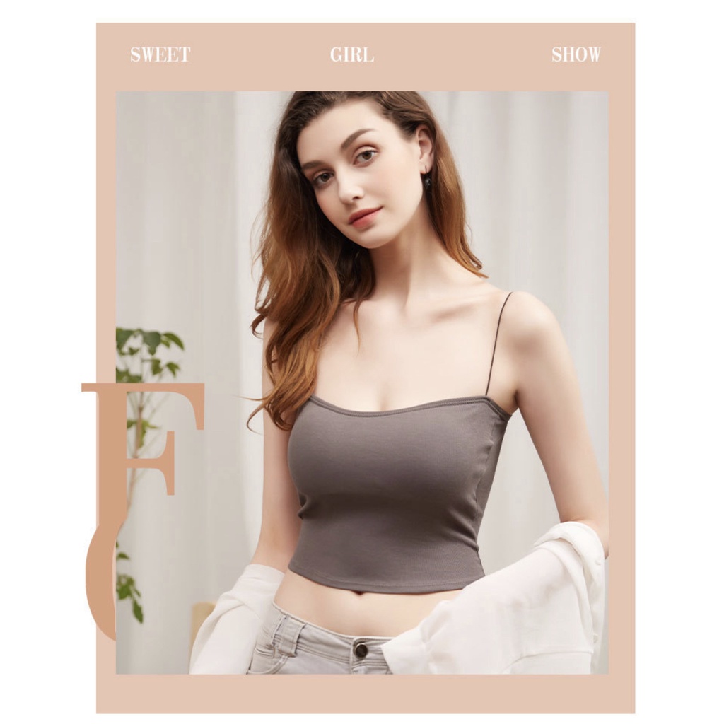 Bra Tank Top Bra Kaos Bra Sport Bra Fashion Bra Tanpa Kawat #011