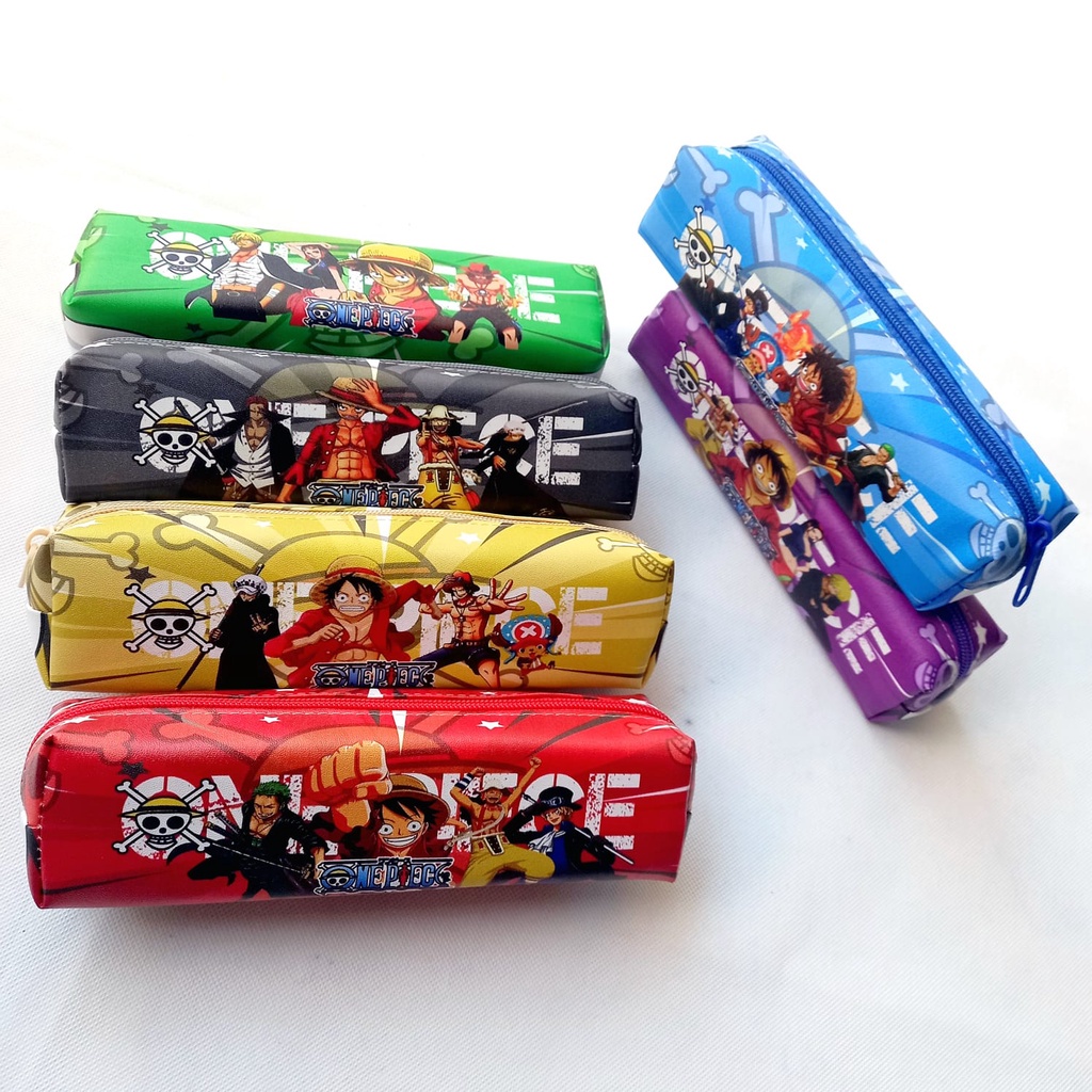 

Ecer Tempat Pensil Karakter Kotak Pensil Zipper Kartun One Piece