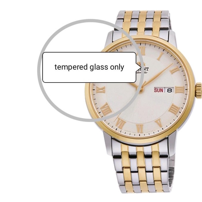 TG tempered glass for ORIENT RA-AA0A01S RA AA0A01S anti gores jam tangan pelindung layar screen prot