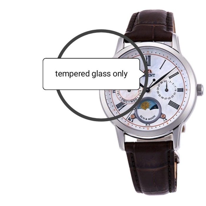 TG tempered glass for ORIENT RA-KA0005A RA KA0005A anti gores jam tangan pelindung layar screen prot