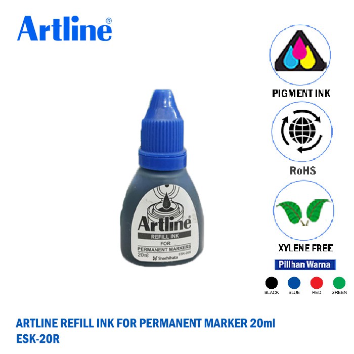 

Artline ESK-20R Refill Spidol Permanent 20ML - Isi Tinta refill Spidol Artline Permanent ESK-20R