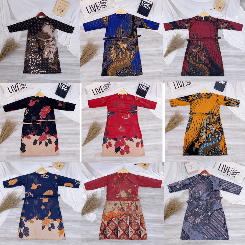 Baju Batik Anak Perempuan Usia 2-12 Tahun - Dress Anak - Gamis Batik Anak - BATIK IFA// MODEL BARU BATIK SEMUA UKURAN ADA