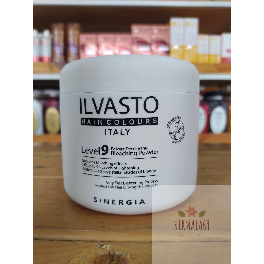ILVASTO HAIR COLOURS Bleaching Powder Level 9 250gr/pikok rambut ilvasto/bleaching serbuk/bleaching 