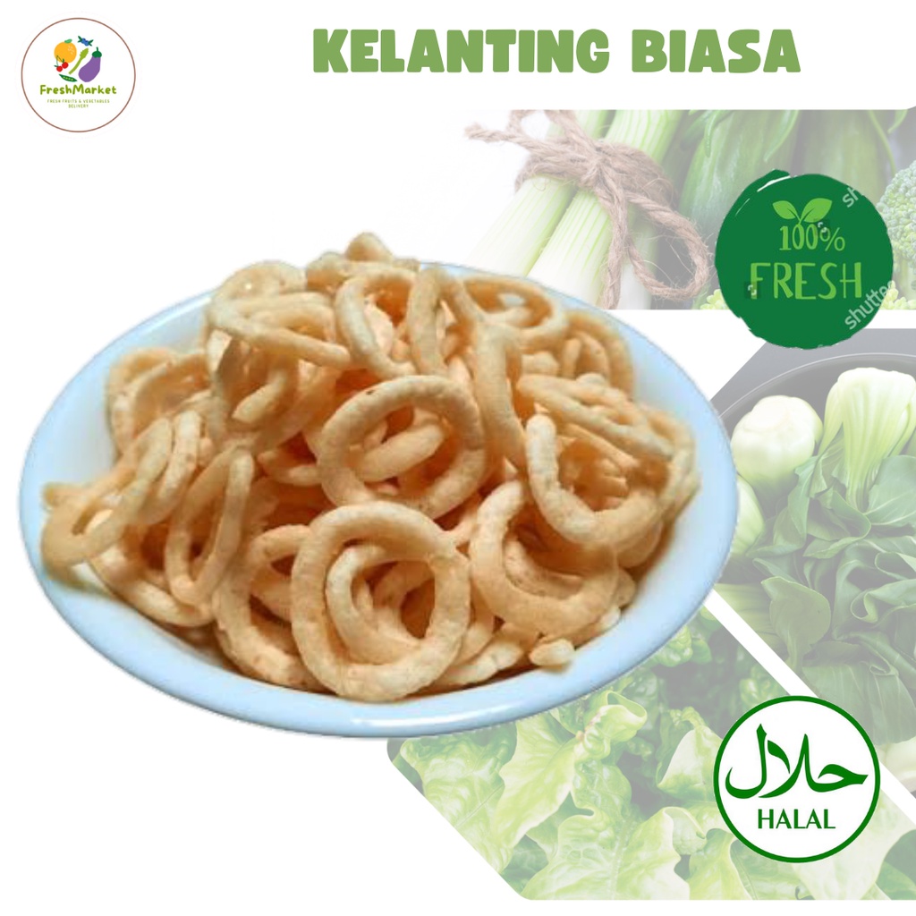 

Kelanting Biasa Gurih 250 Gram Freshmarketlampung