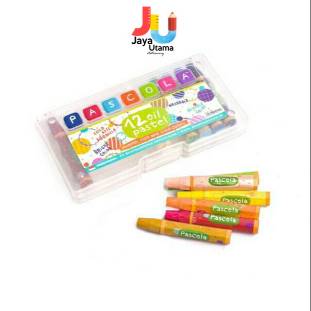 

Pascola Oil Pastels 12 Warna Case Crayon