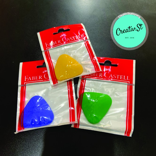 

FABER CASTELL Penghapus Grip Eraser Triangle Pouch