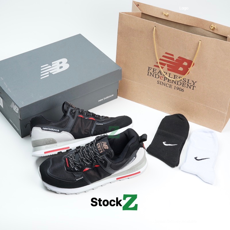 NB New Balance 574 Grey Black "SKU ML574ISE" Unisex  Perfect Kicks Stock Z