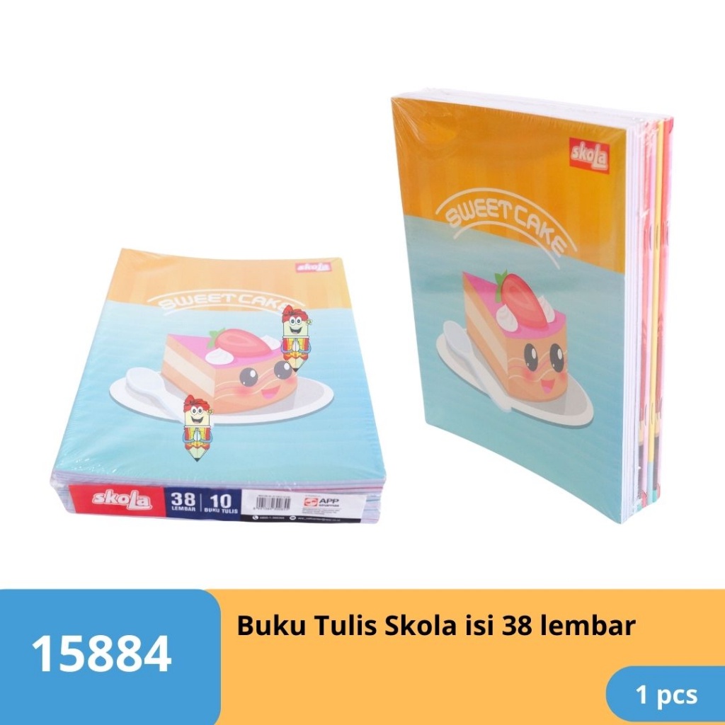 

BUKU TULIS SIDU SKOLA 38 LEMBAR 1 Pak 10 Buku
