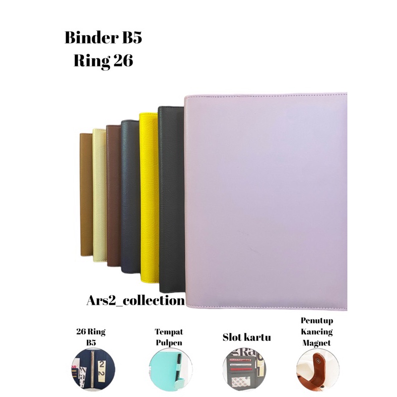 

Binder Polos Eksklusif B5 26 Ring Agenda B5 Polos 26 Ring Binder Organizer B5 Berkualitas Termurah