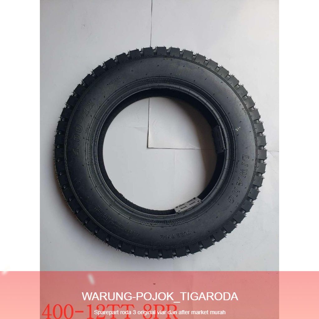 Ban Luar Viar roda 3 400-12 / 450-12 / ban luar viar tosa 500-12 tossa dll