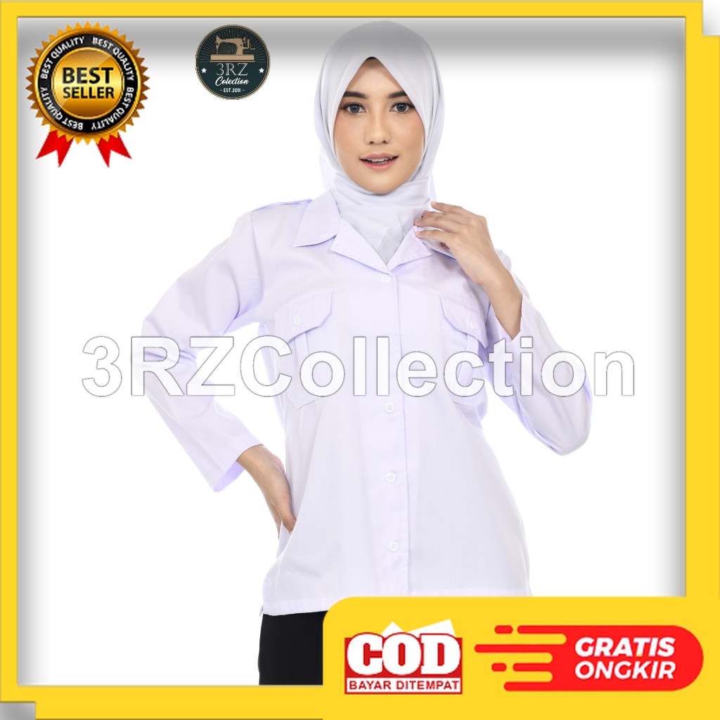 Baju Dinas Putih Pns Wanita Kemeja PDH Putih PNS Cewek Kemeja Putih PNS Wanita Baju Putih PNS Wanita