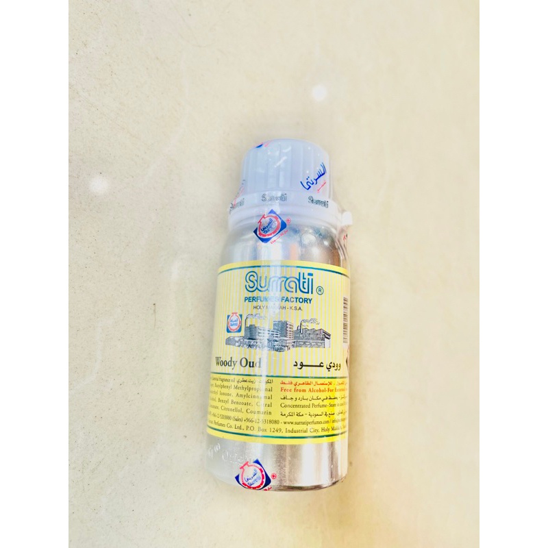 Parfume Perfume Minyak Wangi Surrati Woody Oud Asli Original Non Alkohol refill per mili