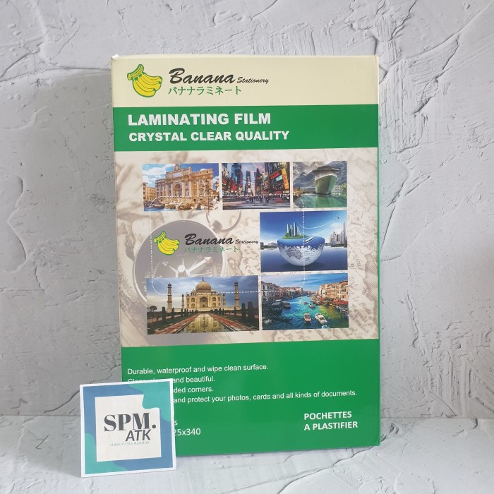 

Plastik Laminating Folio 100 micron Banana