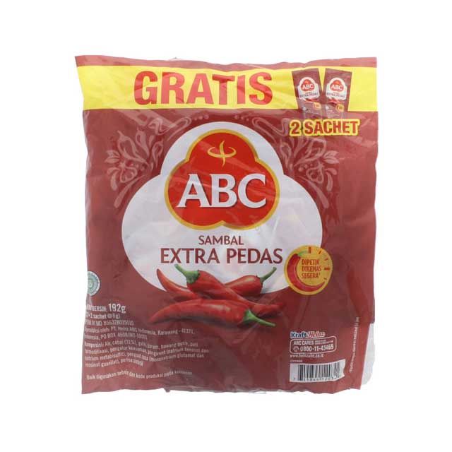 

ABC SAMBAL EXTRA PEDAS SACHET