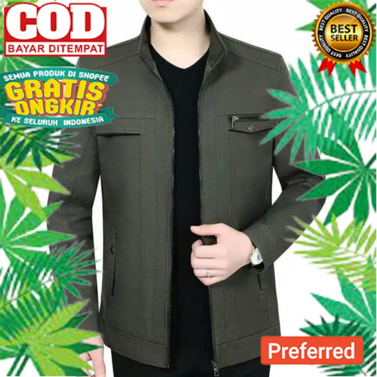 atasan jaket pria fashion semi jas jaket terbaru/jasket casual/jaket semi parka/jaket kantor premium