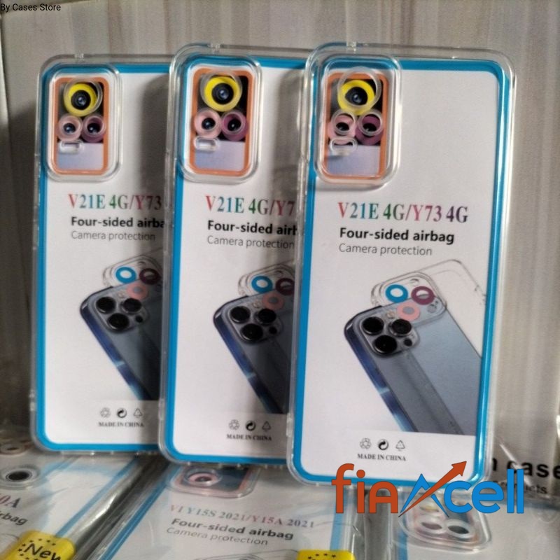 Softcase Clear Space Bening VIVO V21E/Y73-4G/V21-4G Pelindung Camera