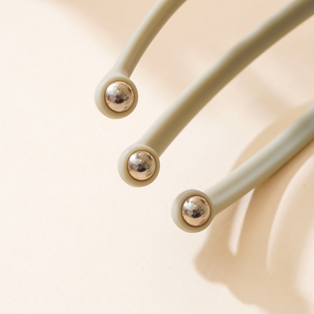 Ataru Alat Pijat Kepala - Abu-Abu Head Massage Alat Pemijat Kepala Praktis Peralatan Pijet Alat Kesehatan-1